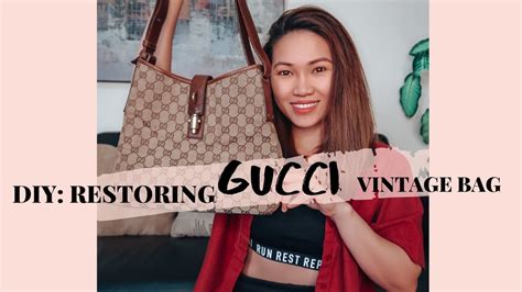 how to clean gucci canvas bags